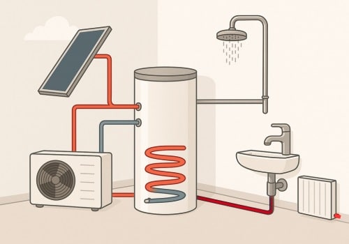 schema d'un systeme solaire combine fonctionnement